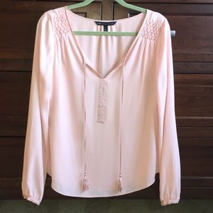 WHBM Pink Blouse; Size 6